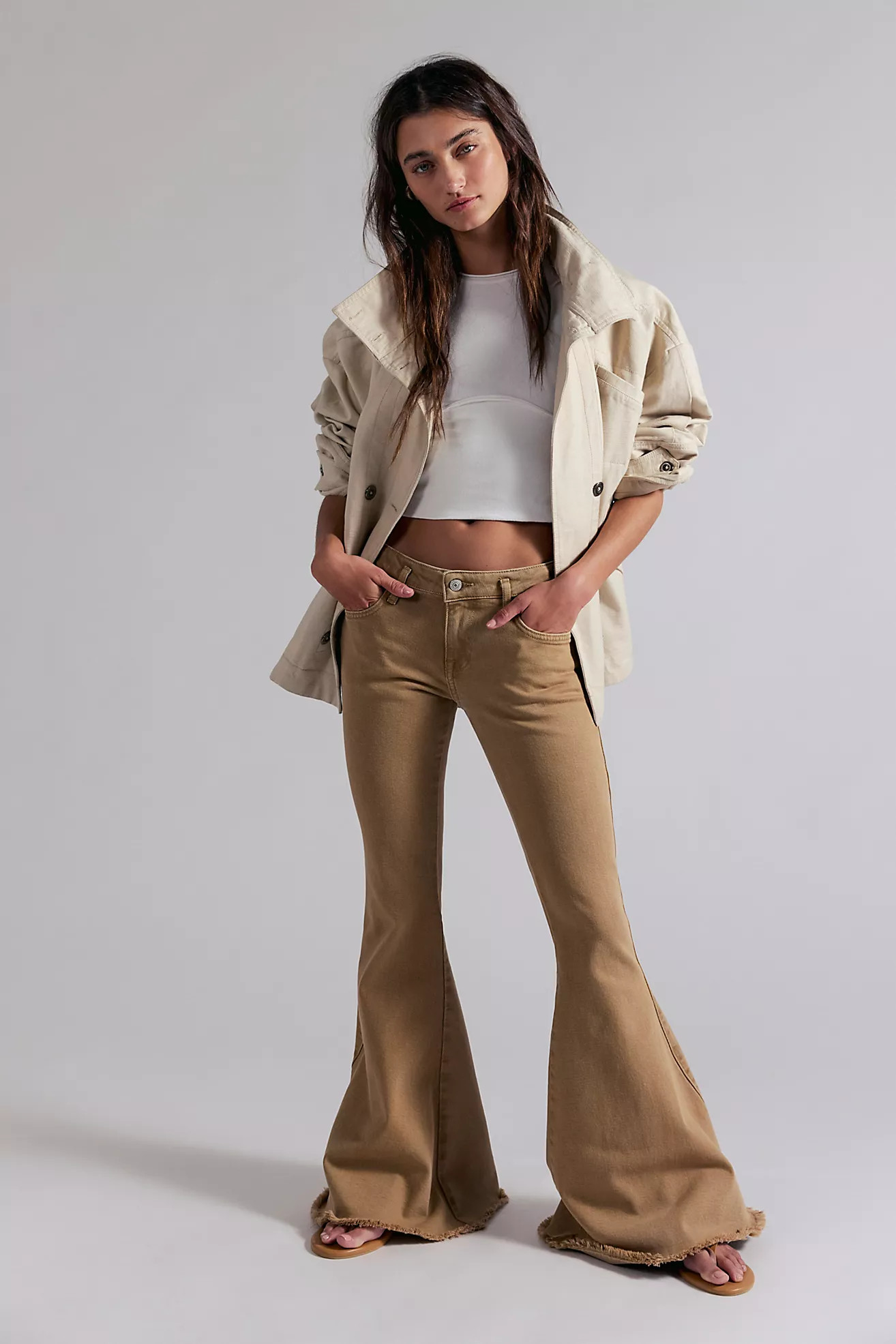 We The Free Emre Low-Rise Flare Jeans | Free People (Global - UK&FR Excluded)