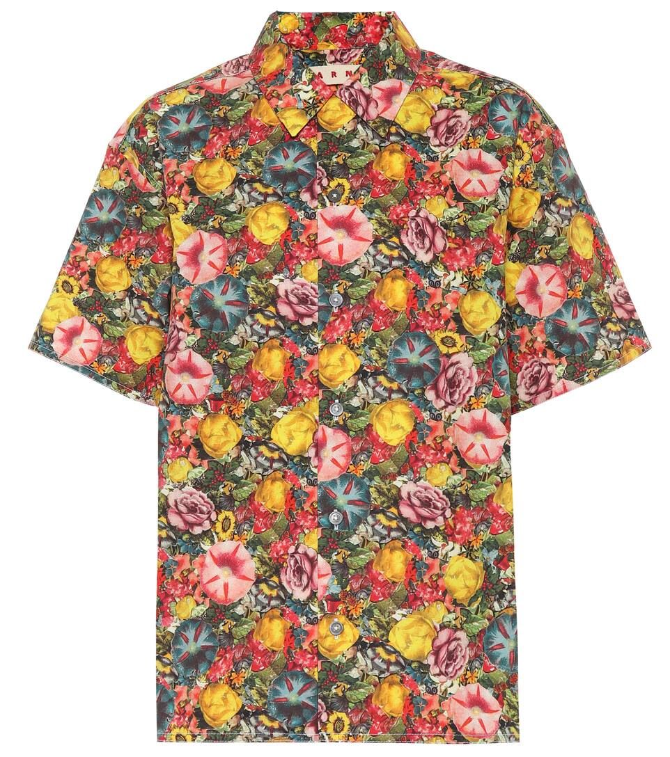Floral-printed cotton shirt | Mytheresa (IT)