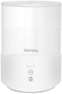 Homasy Cool Mist Humidifier Diffuser, 2.5L Essential Oil Diffuser, Top Fill Humidifier for Bedroo... | Amazon (US)