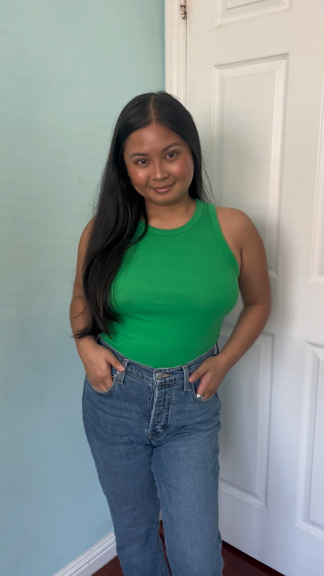 Target a new day fitted ribbed tank top for casual outfit, professional outfit, formal outfit 

#LTKStyleTip #LTKWorkwear #LTKTravel