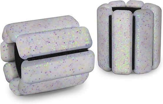 Bala Bangles - Set of 2 1lb Each | Adjustable Wearable Wrist & Ankle Weights | Yoga, Dance, Barre... | Amazon (US)