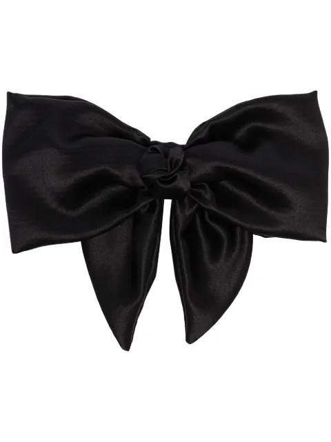Naples satin bow hair clip | Farfetch (UK)