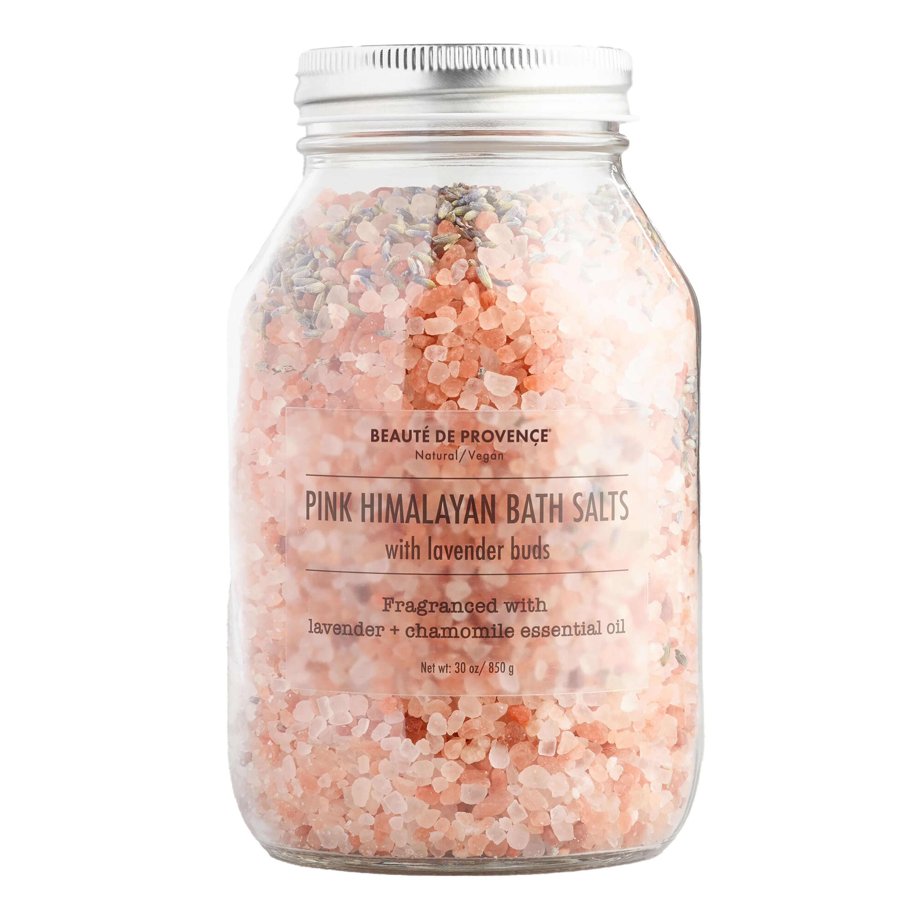 Pink Himalayan, Lavender and Chamomile Bath Salts | World Market
