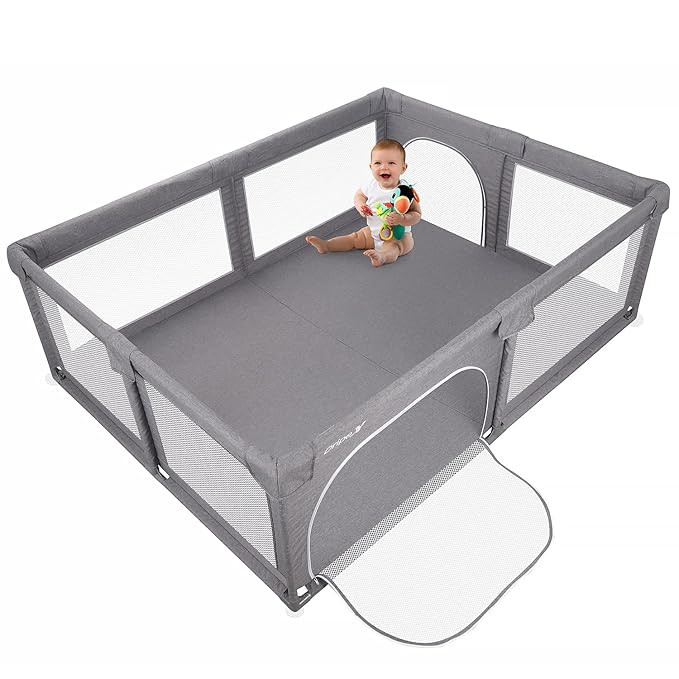 Baby Playpen Portable Kids Safety Play Center Yard Home Indoor Fence Anti-Fall Play Pen, Playpens... | Amazon (US)