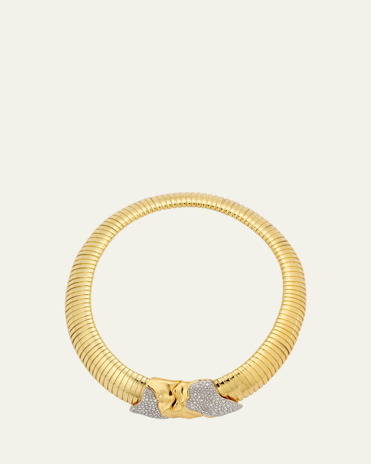 Solanales Gold Tubogas Collar Necklace | Bergdorf Goodman