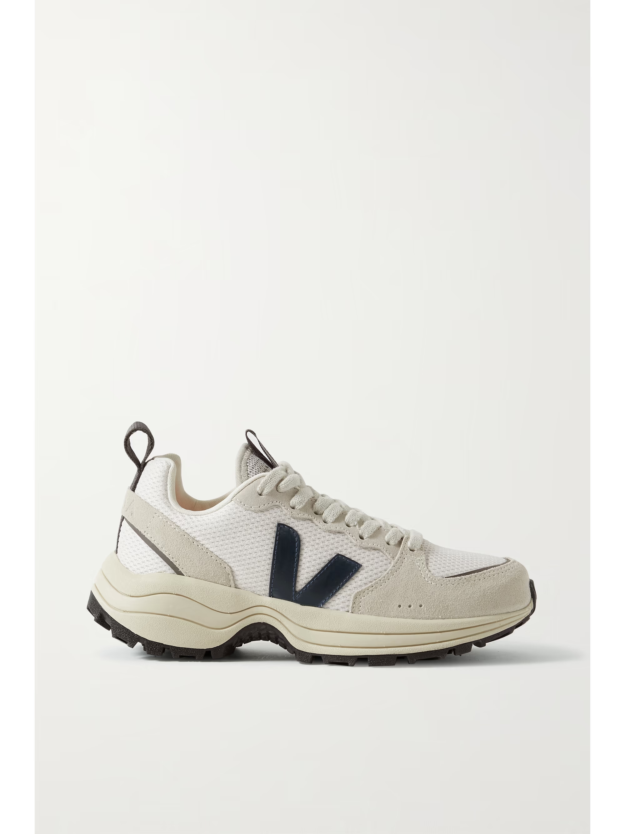 Venturi suede and leather-trimmed Alveomesh sneakers | NET-A-PORTER (US)