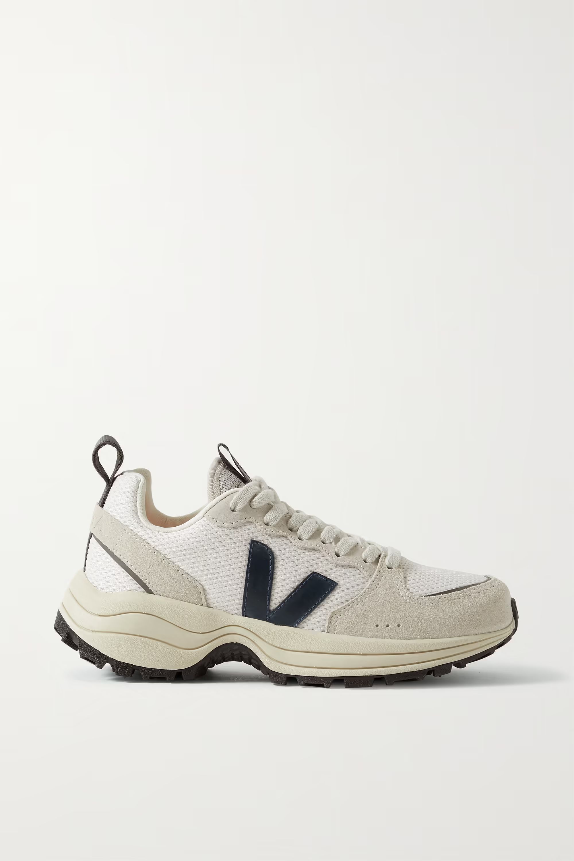 Venturi suede and leather-trimmed Alveomesh sneakers | NET-A-PORTER (US)