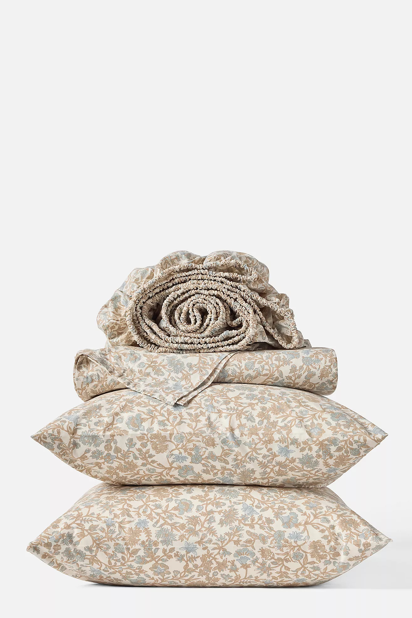 Coyuchi Organic Print Percale Sheet Set | Anthropologie (US)