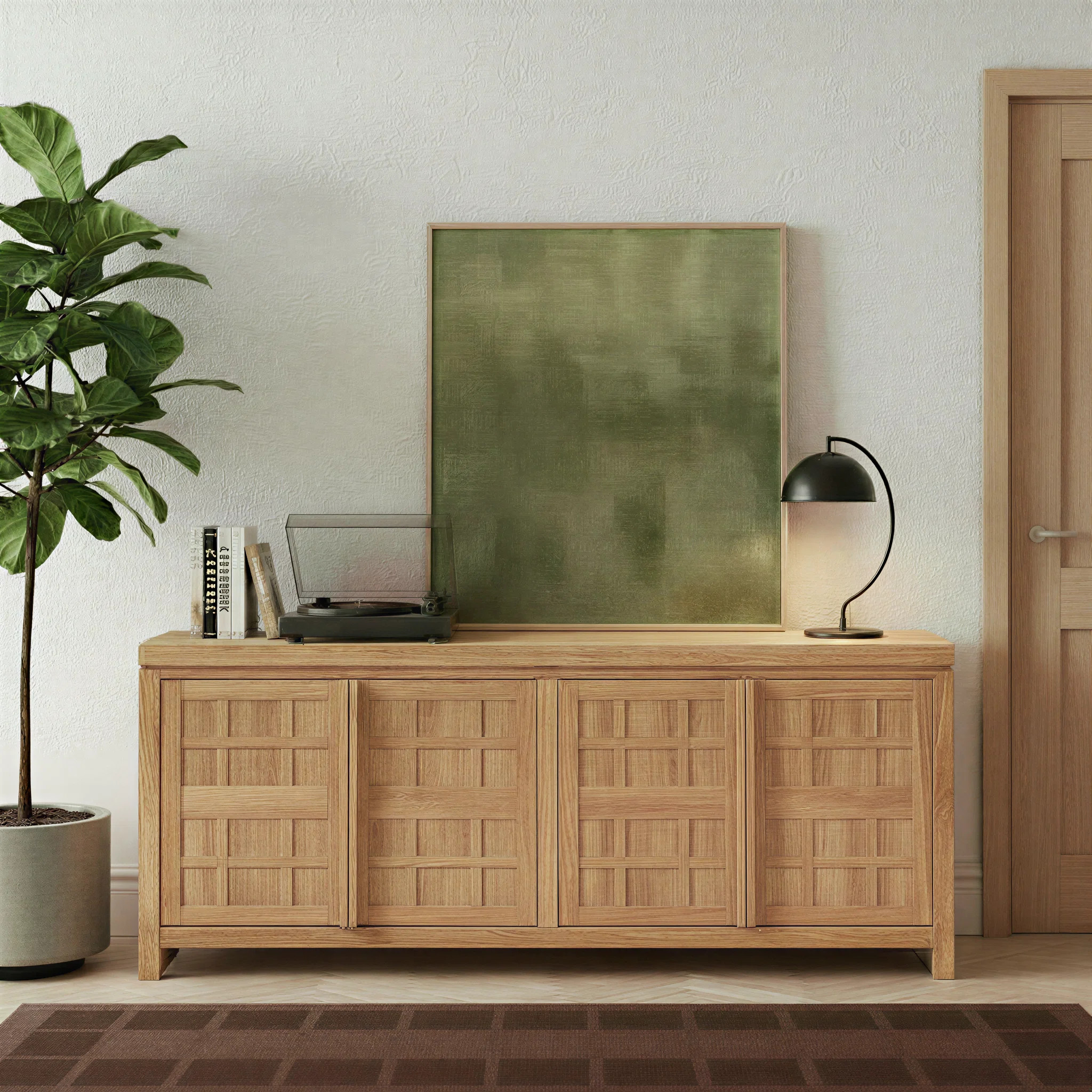 Bateson Modern 74" Sideboard with Storage Cabinets | Wayfair North America