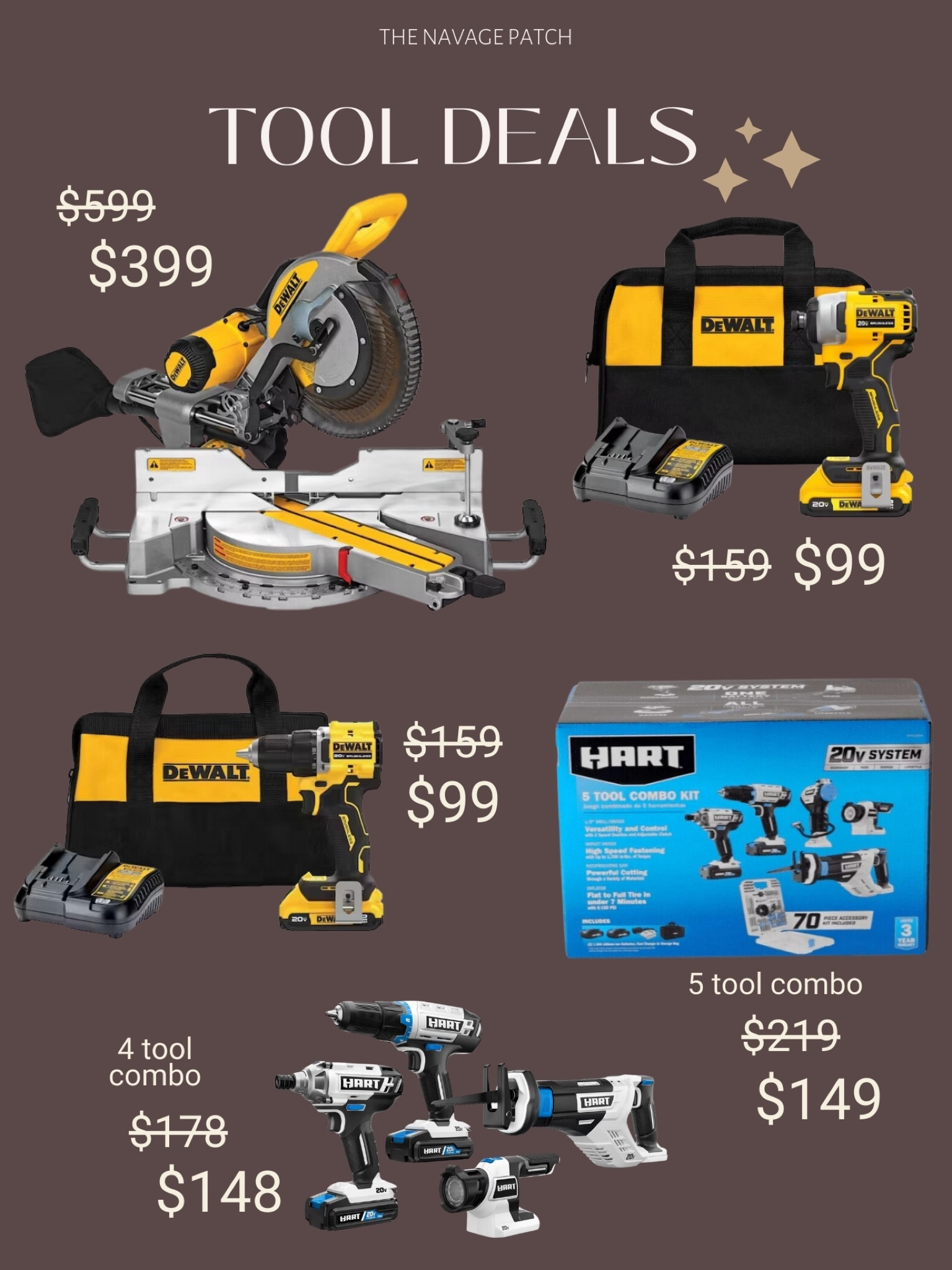 Don’t miss this deal on Dewalt miter saw! 
Tool deals, Dewalt miter saw, HART tools, Dewalt power tools

#LTKhome #LTKsalealert #LTKGiftGuide