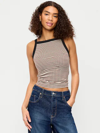 Snug Apron-Neck Tank Top | Old Navy (US)
