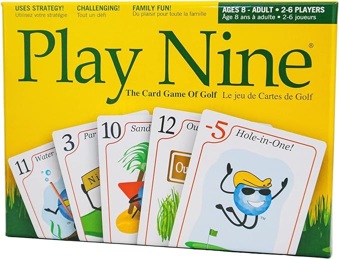 Play Nine - The Card Game of Golf, Best Card Games for Families, Strategy Game for Couples, Fun G... | Amazon (US)