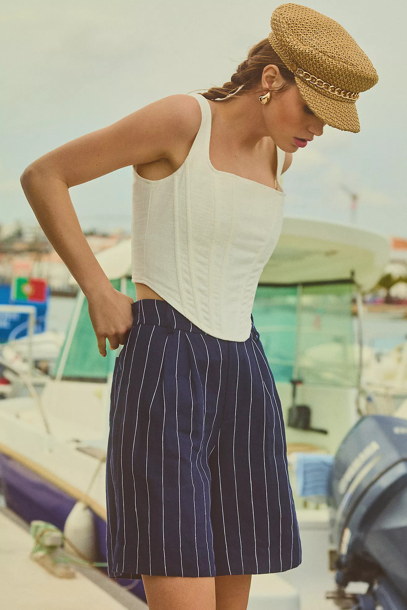 Sophie Rue Frances Linen Shorts | Anthropologie (US)