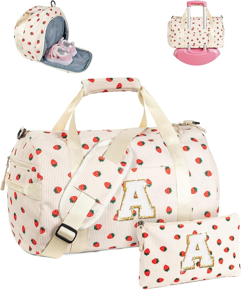 Birthday Gift for 3 4 5 6 7 8 9 10 Year Old Girl, Girls Gym Bag, Dance Bags with Shoe Compartment... | Amazon (US)