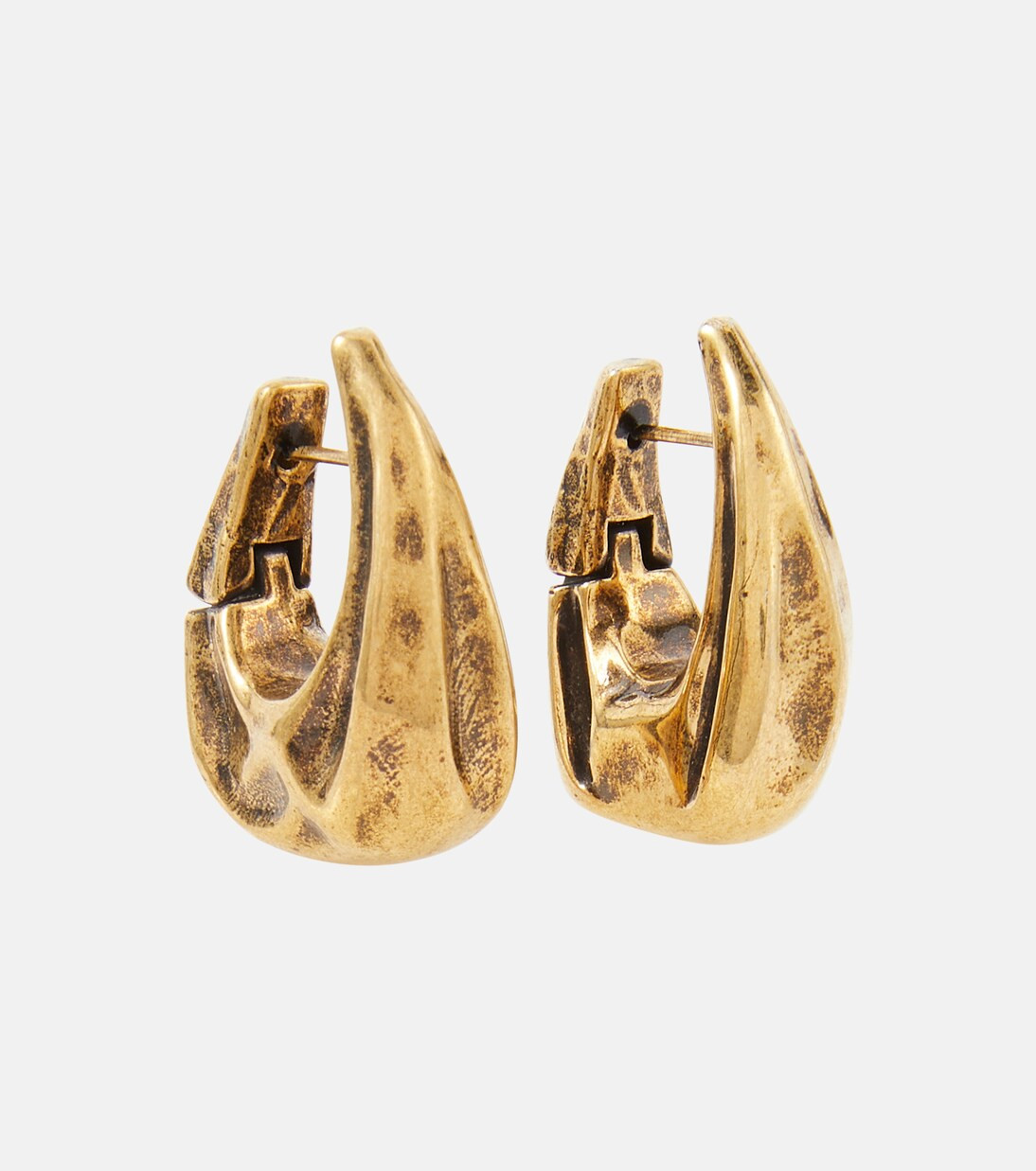 Orecchini Olivia Small bagnati in oro 18kt | Mytheresa (IT)