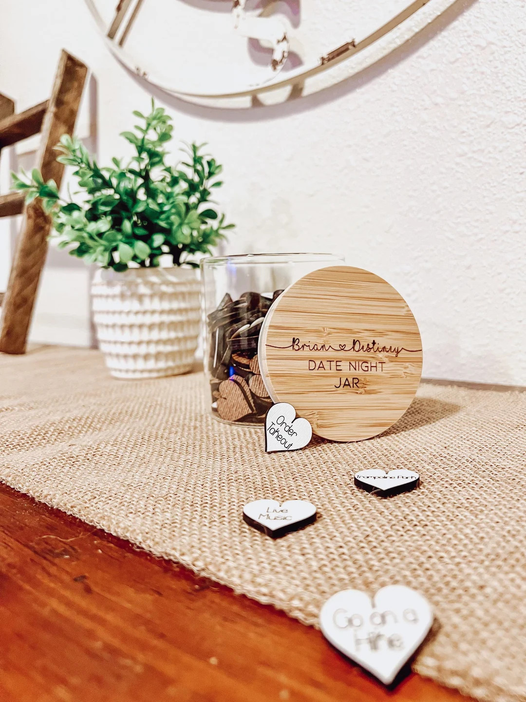 Date night jar/ Valentines/ wedding gift/ gift/ anniversary/birthday/love/gift for her/gift for h... | Etsy (US)