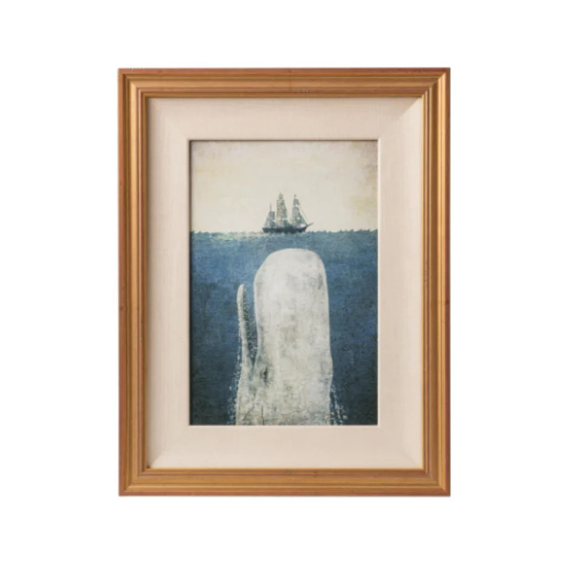 Antique Whale Framed Art - A | Cailini Coastal