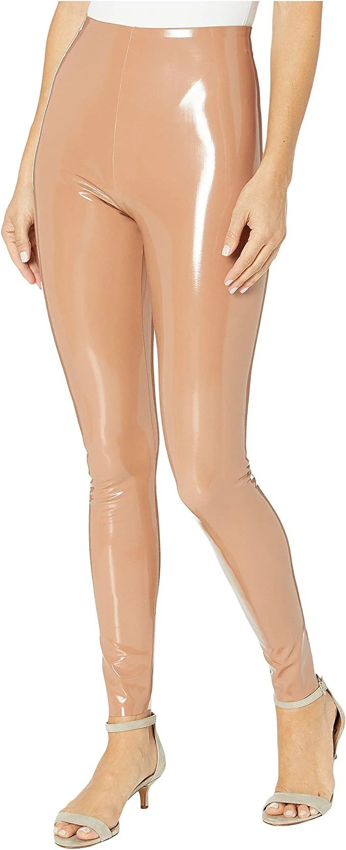 commando Women's Faux Patent Leather Perfect Control Leggings | Amazon (US)