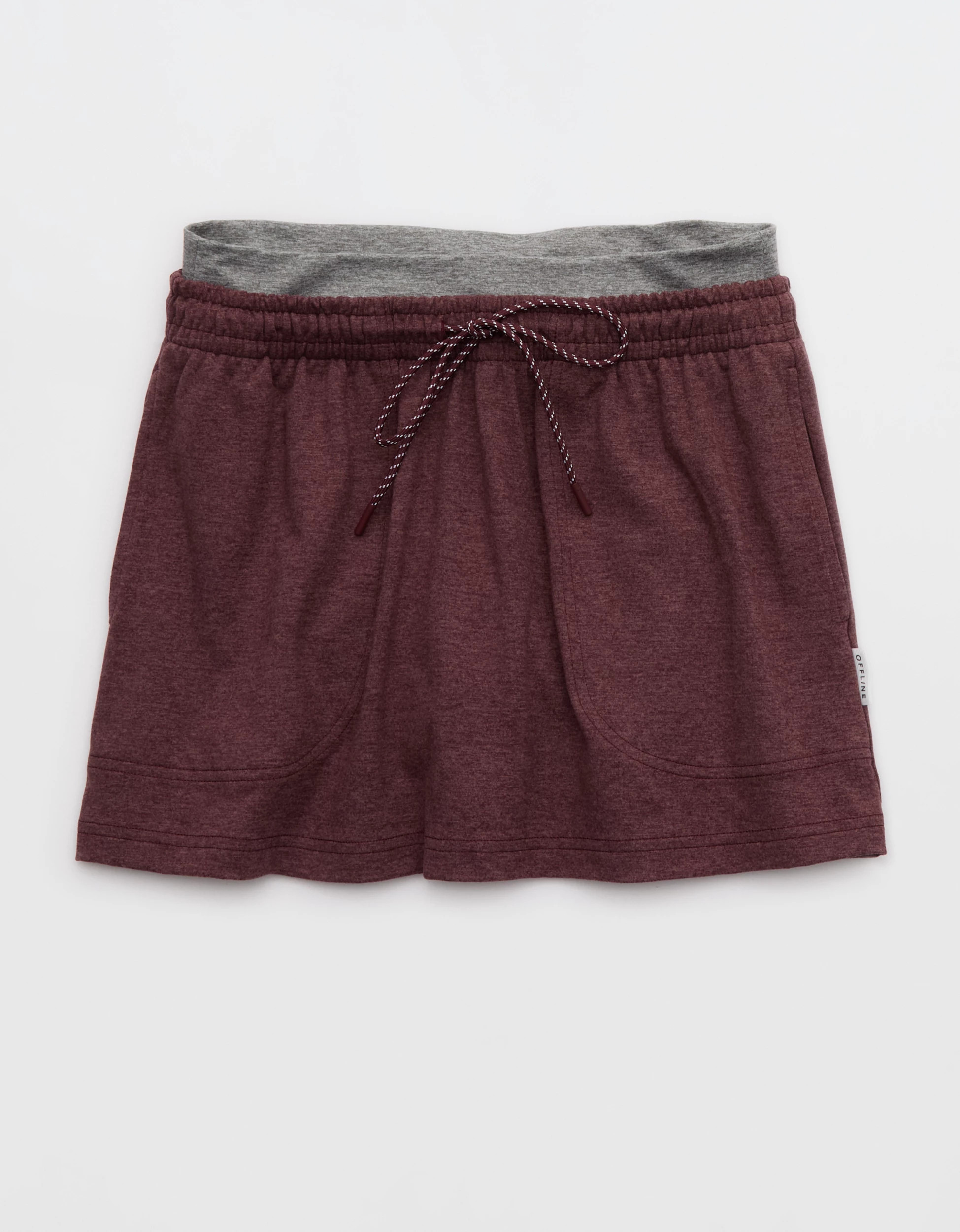 OFFLINE By Aerie Weekend Away Layered Waistband Skort | Aerie