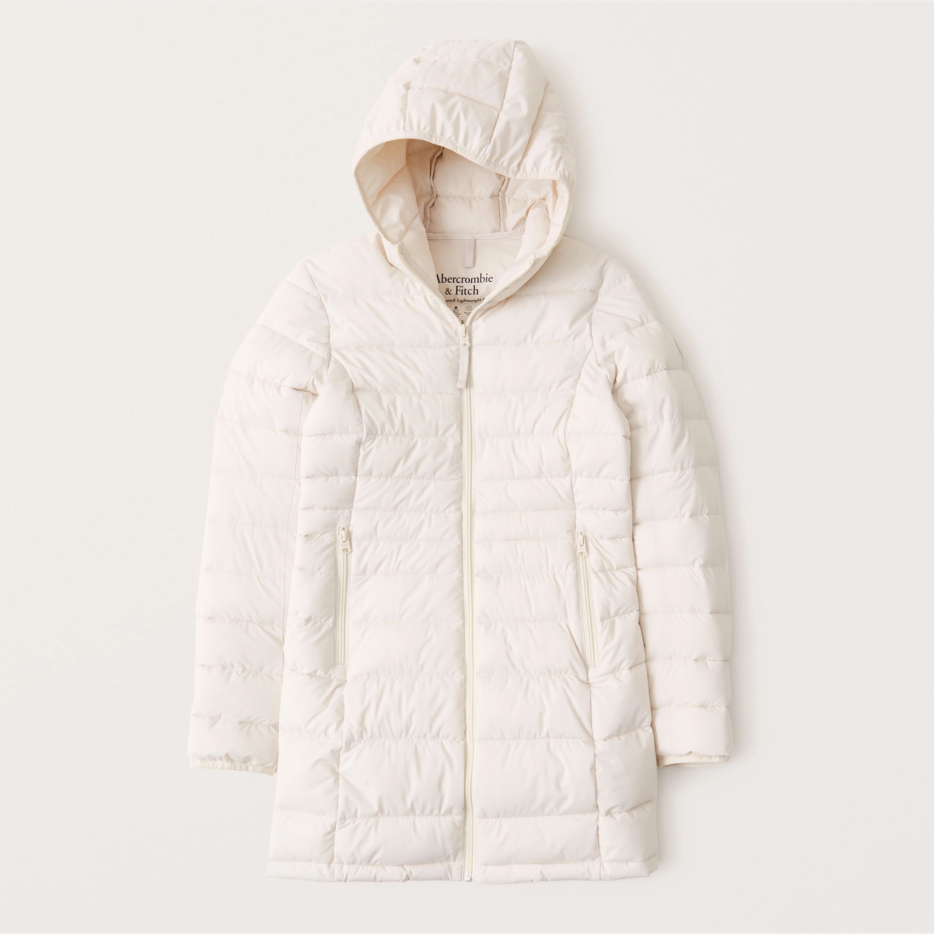 Mid-Length Puffer Coat | Abercrombie & Fitch (US)