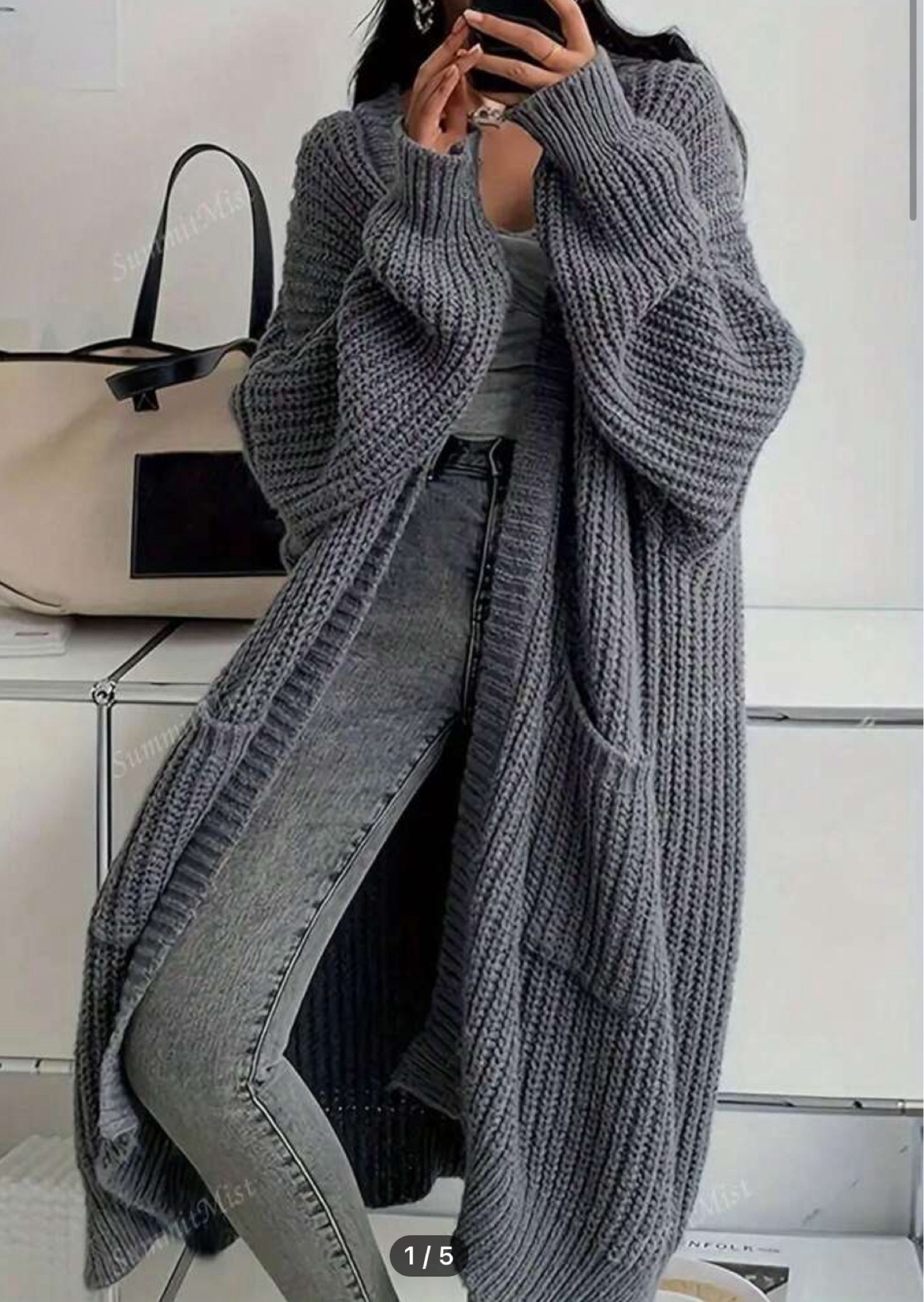 Grey Cardigan  