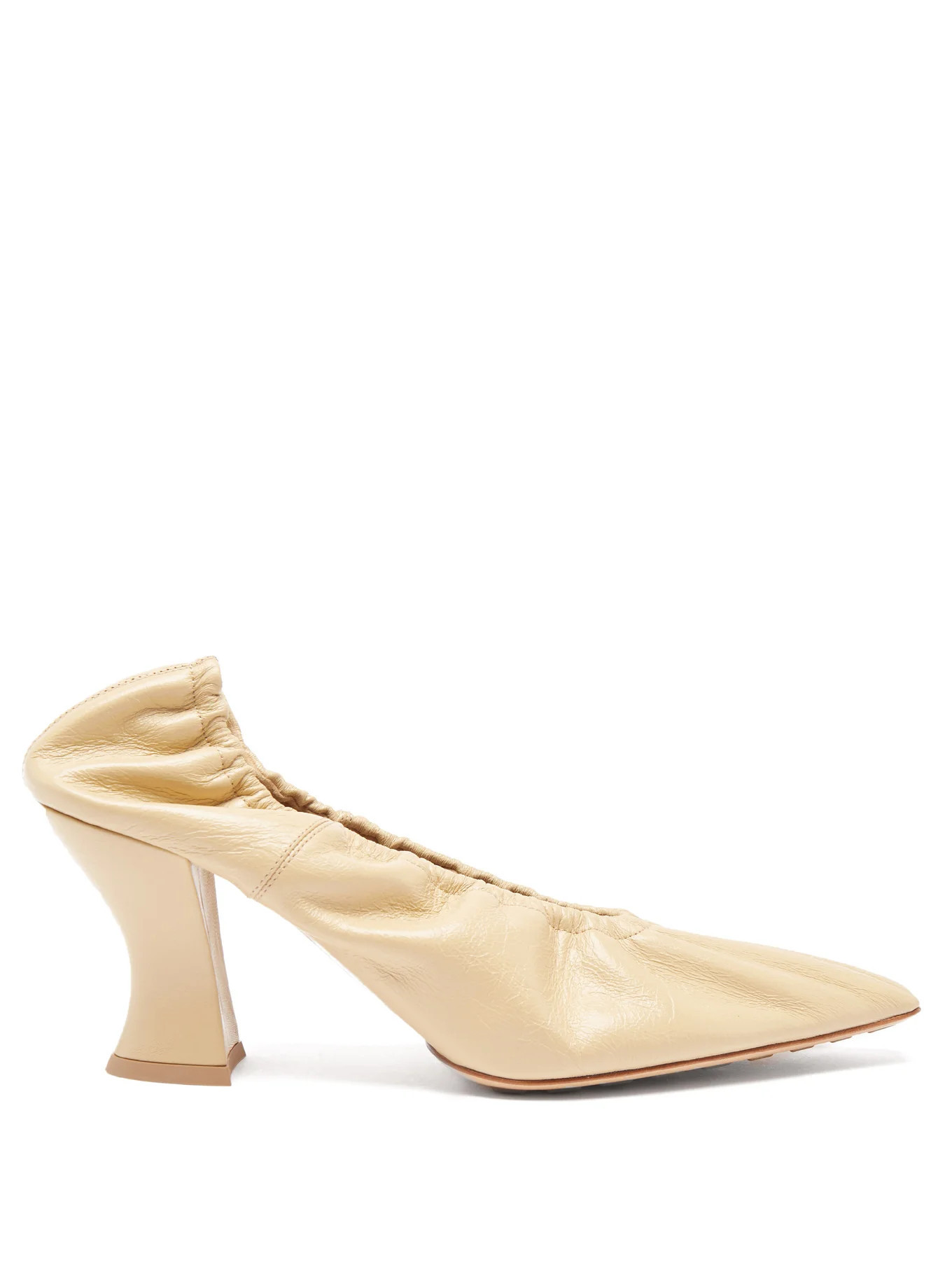 Bottega VenetaAlmond elasticated leather pumps | Matches (UK)