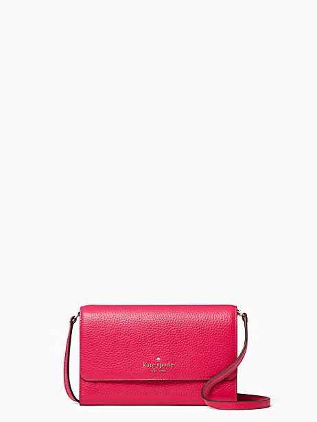 Kate Spade Harlow Wallet On A String, Pink Ruby | Kate Spade Outlet