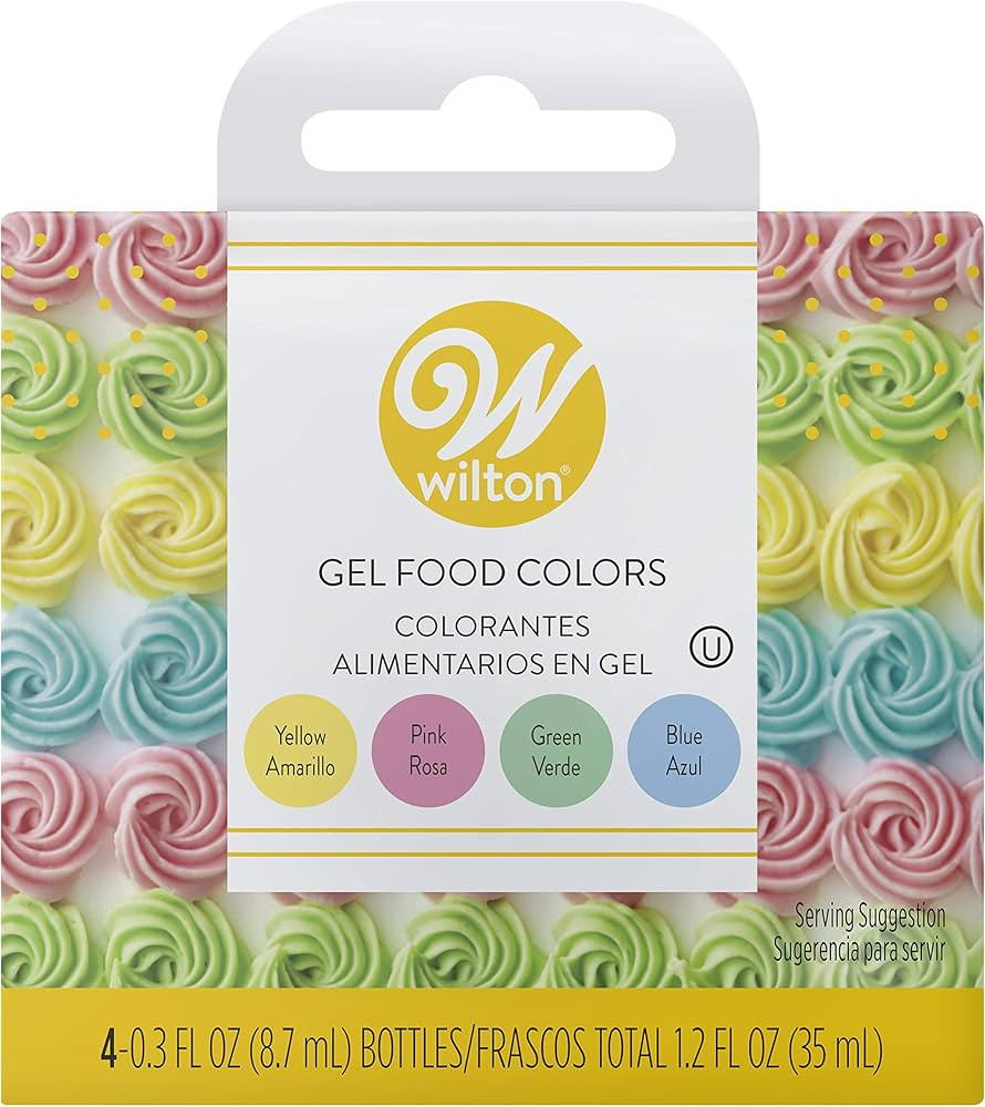 Wilton Gel Food Color Set, Primary, 0.3 Fl Oz, Pack of 4 | Amazon (US)