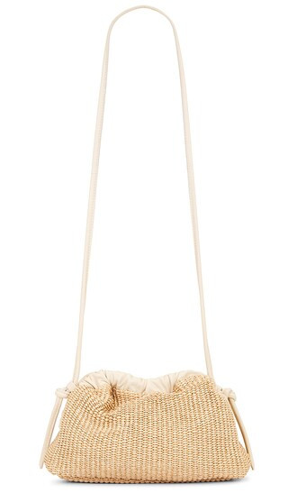 Mini Cloud Clutch in Natural & Jasmine | Revolve Clothing (Global)