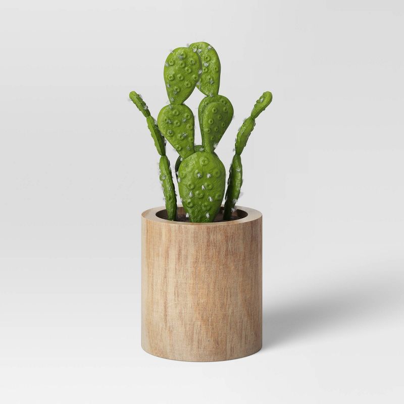 Medium Cactus Wood Pot - Threshold™ | Target