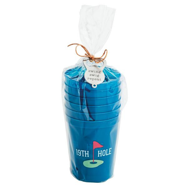Mud Pie 19Th Hole Party Cup in Navy | Plastic | Mud Pie
