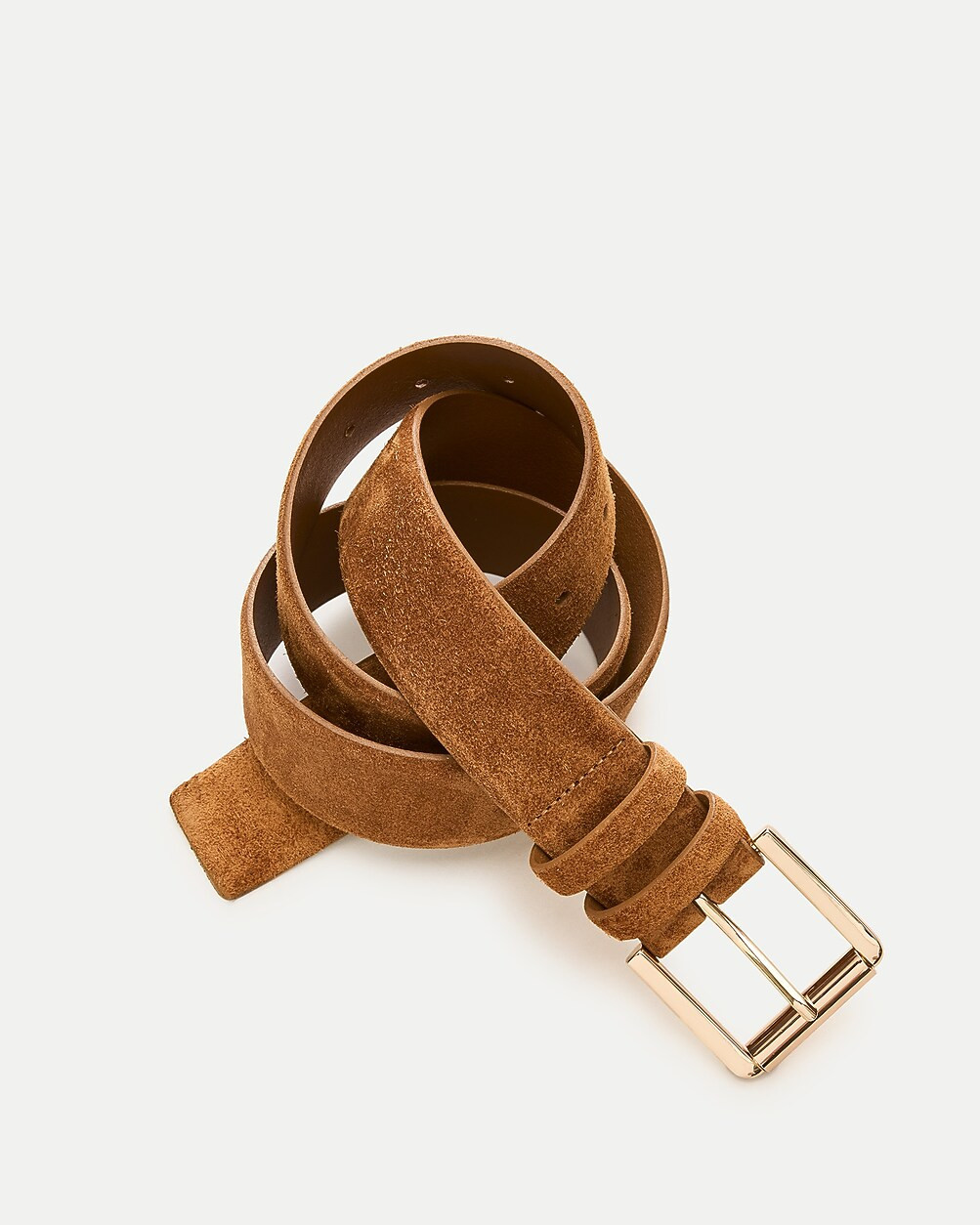 Suede roller-buckle belt | J. Crew US