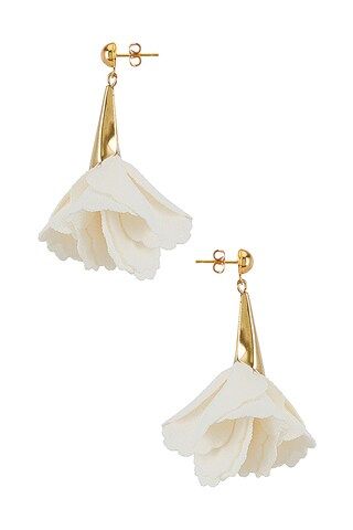 SHASHI Florence Earrings in White from Revolve.com | Revolve Clothing (Global)
