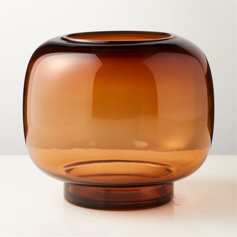Coco Smoked Glass Hurricane Candle Holder Lantern Large + Reviews | CB2 | CB2