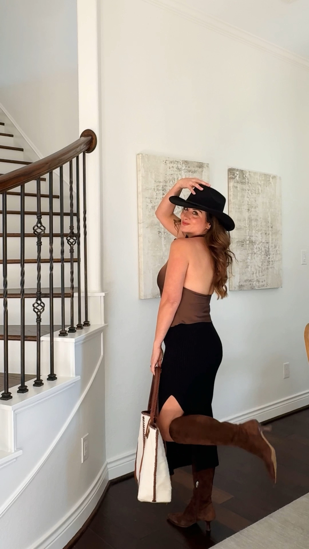 Chic western outfit idea brown and black 

#LTKOver40 #LTKU #LTKSeasonal