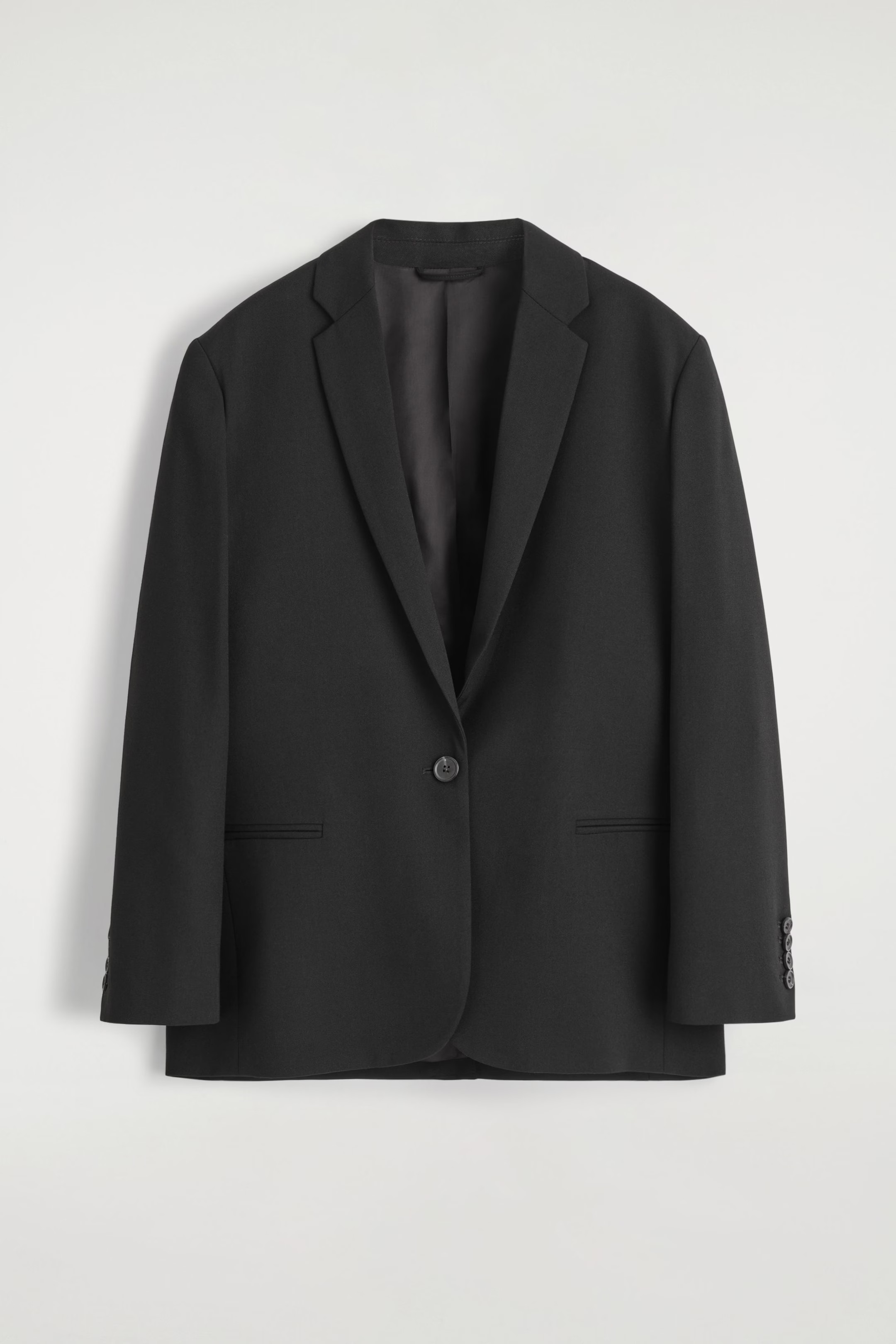 MERINO WOOL-BLEND BLAZER - BLACK | COS | COS UK