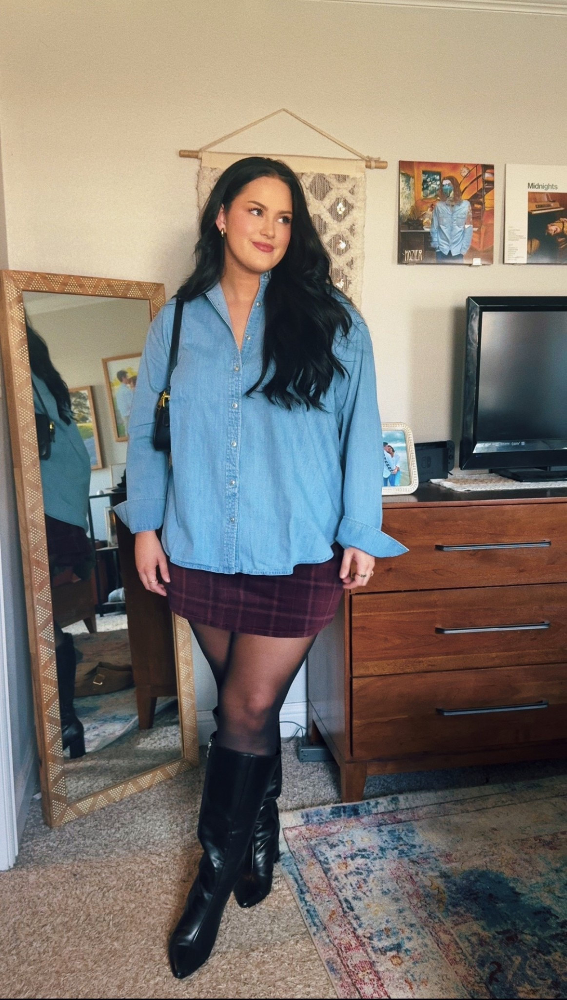 Wearing size 1 in the skirt & top. Top is already a bit oversized so take your true size unless you want it to be even bigger/worn as a jacket

#LTKFindsUnder100 #LTKPlusSize #LTKMidsize