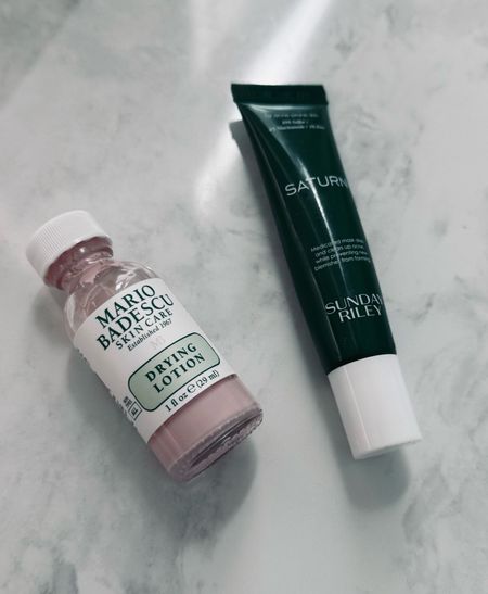 Products I use for acne spot treatments!
I love Mario Badescu and Sunday Riley 🩷🩷

#LTKMostLoved #LTKbeauty #LTKfindsunder50