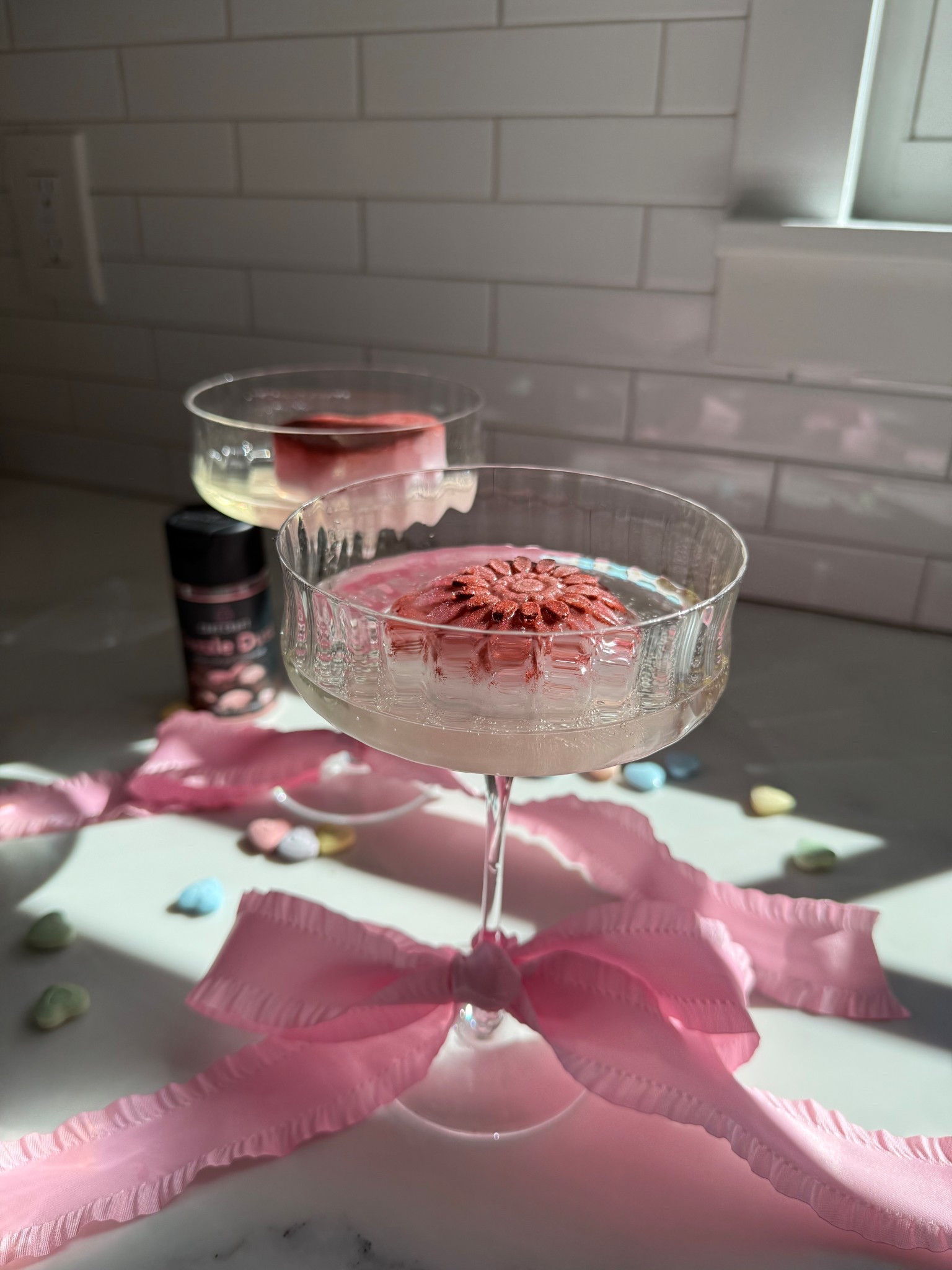 Galentine's Day Hosting Idea!  💘✨🥂

You're going to want to make these glitter ice molds you're going to want to make for your next Valentine's Party or Girl's Night at home! 

#LTKSeasonal #LTKfoodie #LTKValentine