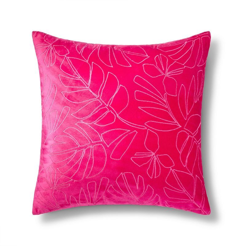 18"x18" Decorative Square Pillow Pink - Tabitha Brown for Target | Target