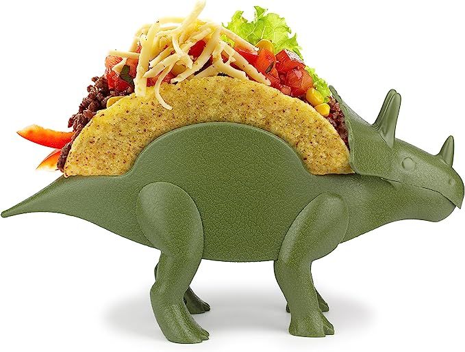 Barbuzzo TriceraTaco Taco Holder - Ultimate Dinosaur Taco Stand Holds 2 Tacos, Top Rated Novelty ... | Amazon (US)