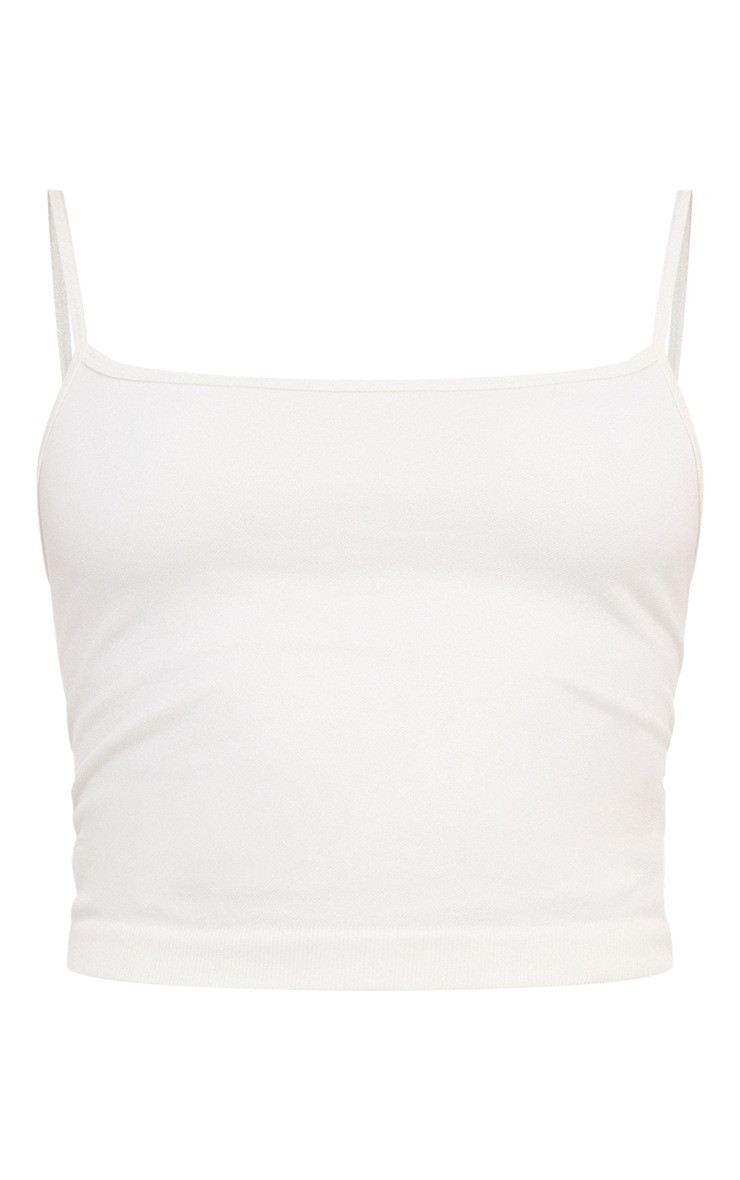 Bone Seamless Basic Gym Cami Top | PrettyLittleThing UK