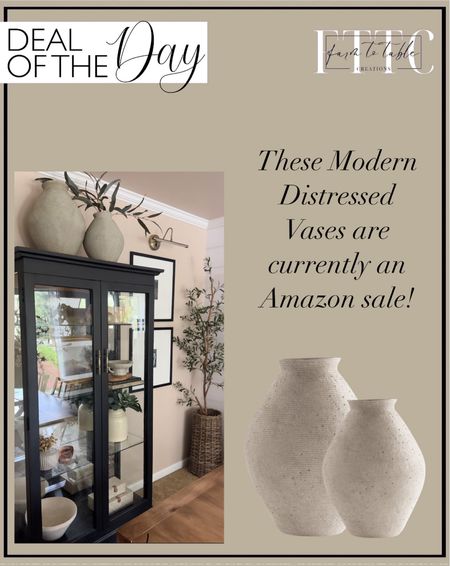 Deal of the Day. Follow @farmtotablecreations on Instagram for more inspiration.

I absolutely love these vases and they look amazing anywhere. They are currently an Amazon sale. 

Amazon Vases. Amazon Sale. Amazon Home. Amazon Finds. Amazon Vases  

#LTKStyleTip #LTKHome #LTKSaleAlert
