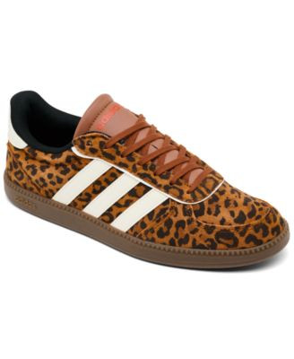 Adidas Women's Breaknet Sleek Casual Sneakers from Finish Line - Bronze, Cream White | Macy's