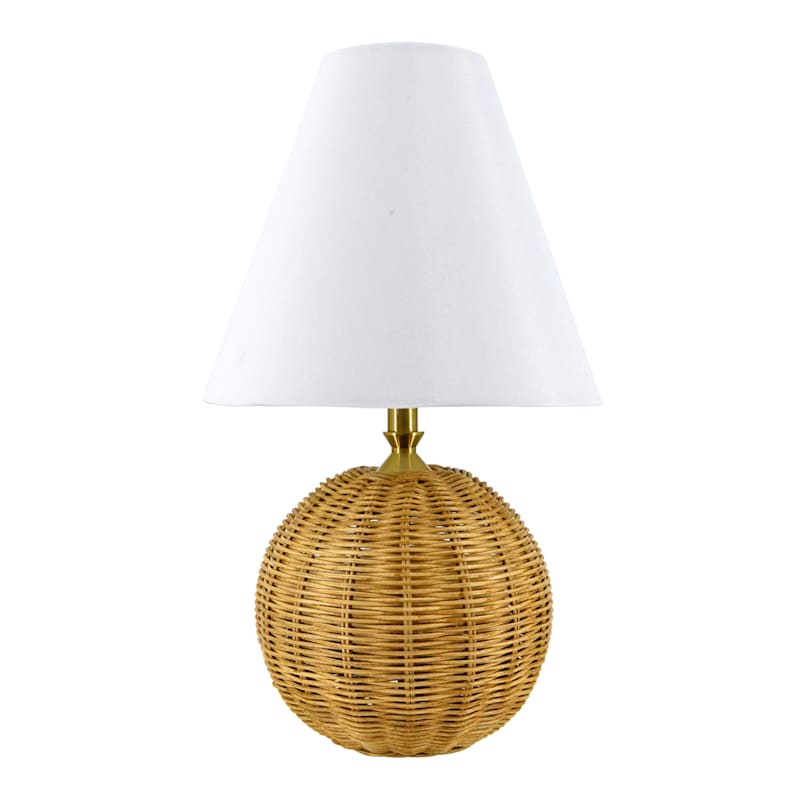 Natural Accent Lamp With Shade, 16" | At Home