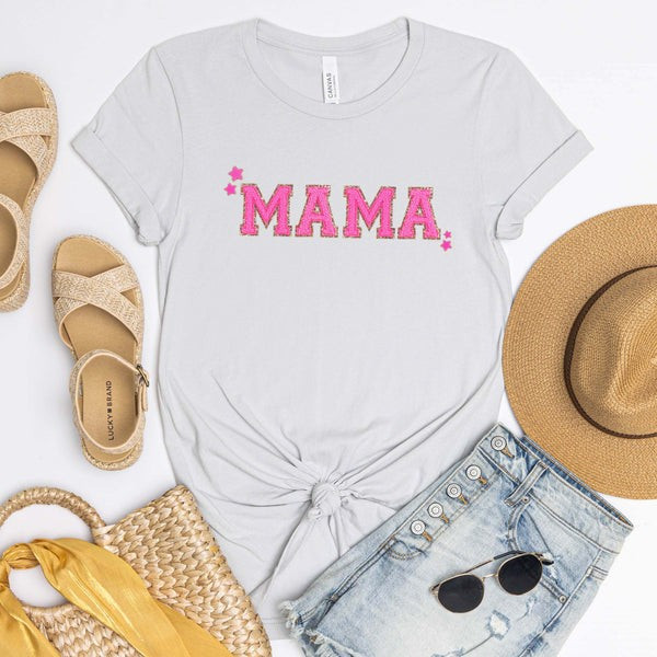 Mama Varsity Letter Tee | Limeberry Designs