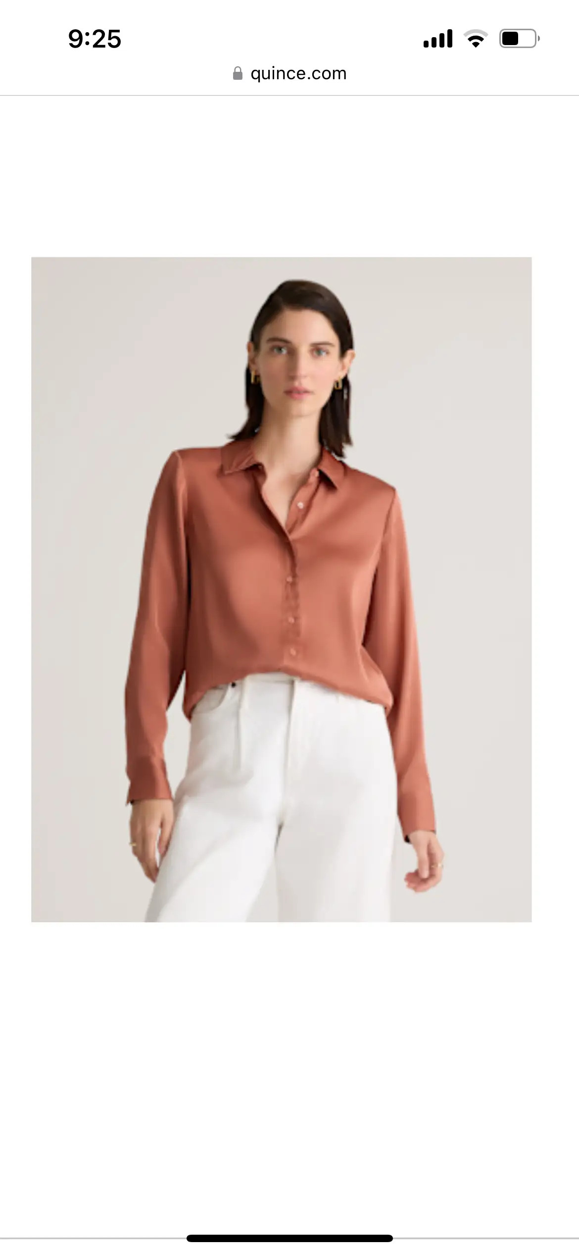Washable Stretch Silk Blouse | Quince