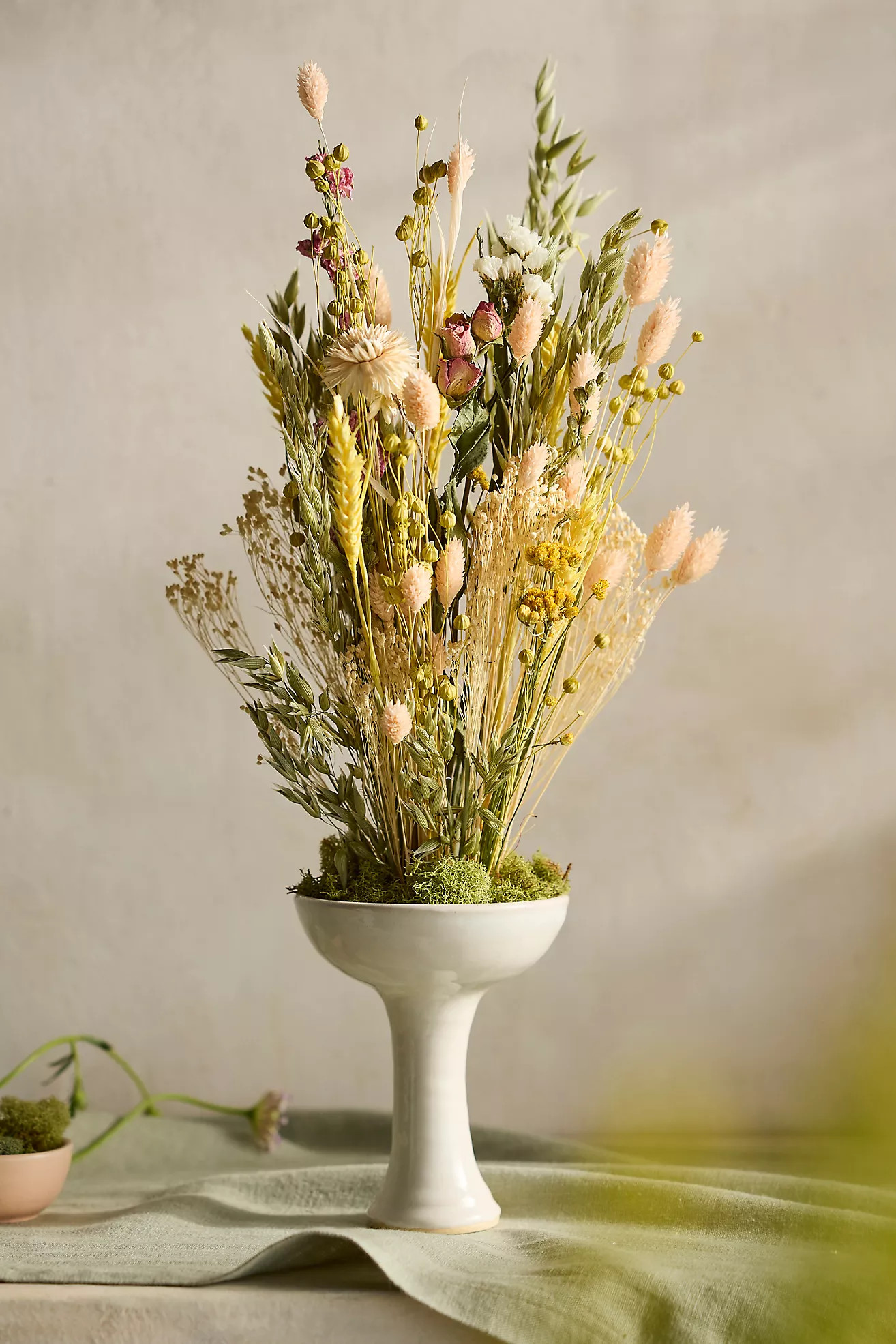 Dutch Field Mix Dried Bouquet, Small Lemonade | Anthropologie (US)