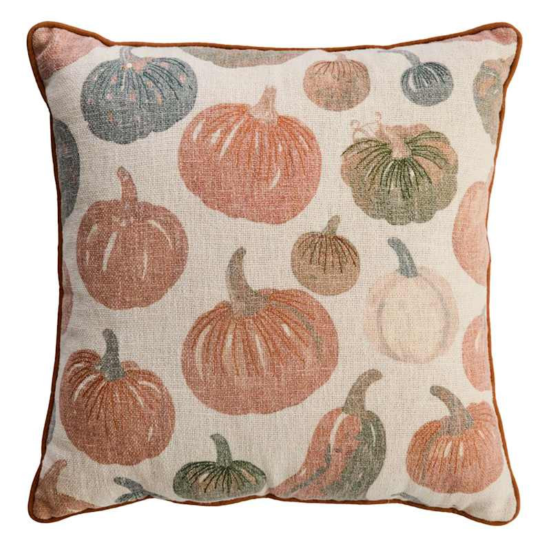 Multi Pumpkin Throw Pillow, 20" | At Home