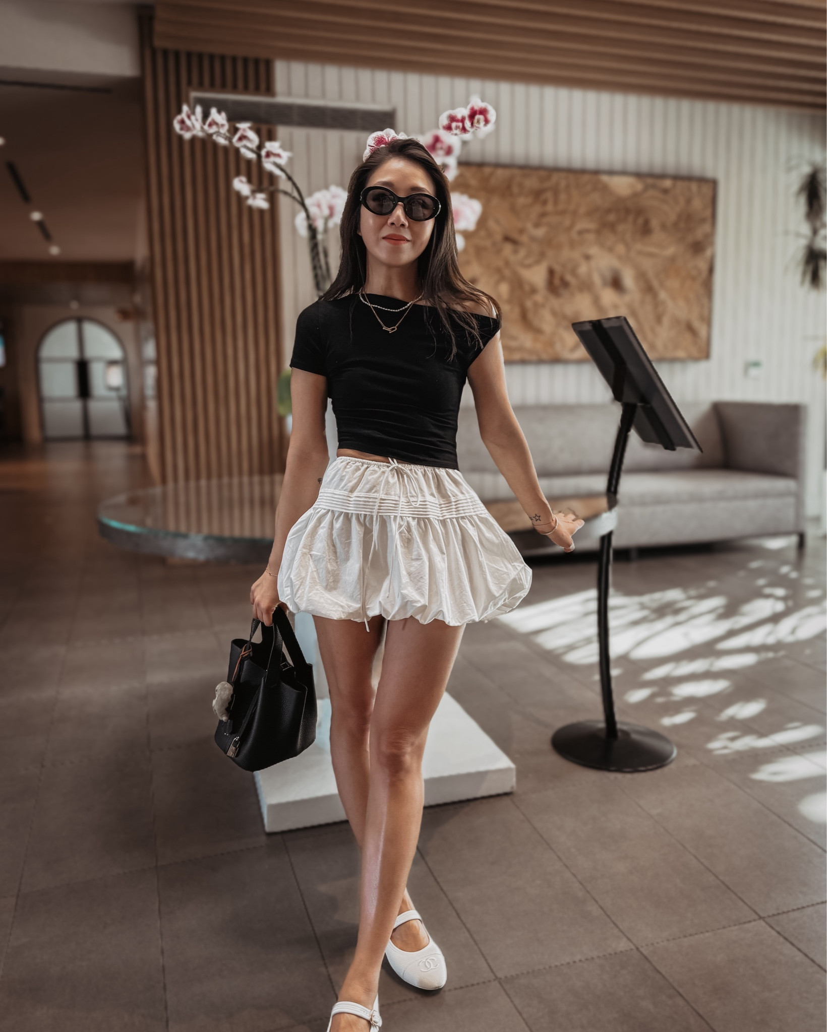 Bubble skirt trend yes or no? 🤍🖤

#LTKSeasonal #LTKFindsUnder100